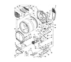 Whirlpool YWED9550WW2 bulkhead parts diagram