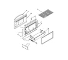 KitchenAid KBRC36FTS05 freezer door and basket parts diagram