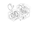 Whirlpool WGD9550WW3 door parts diagram