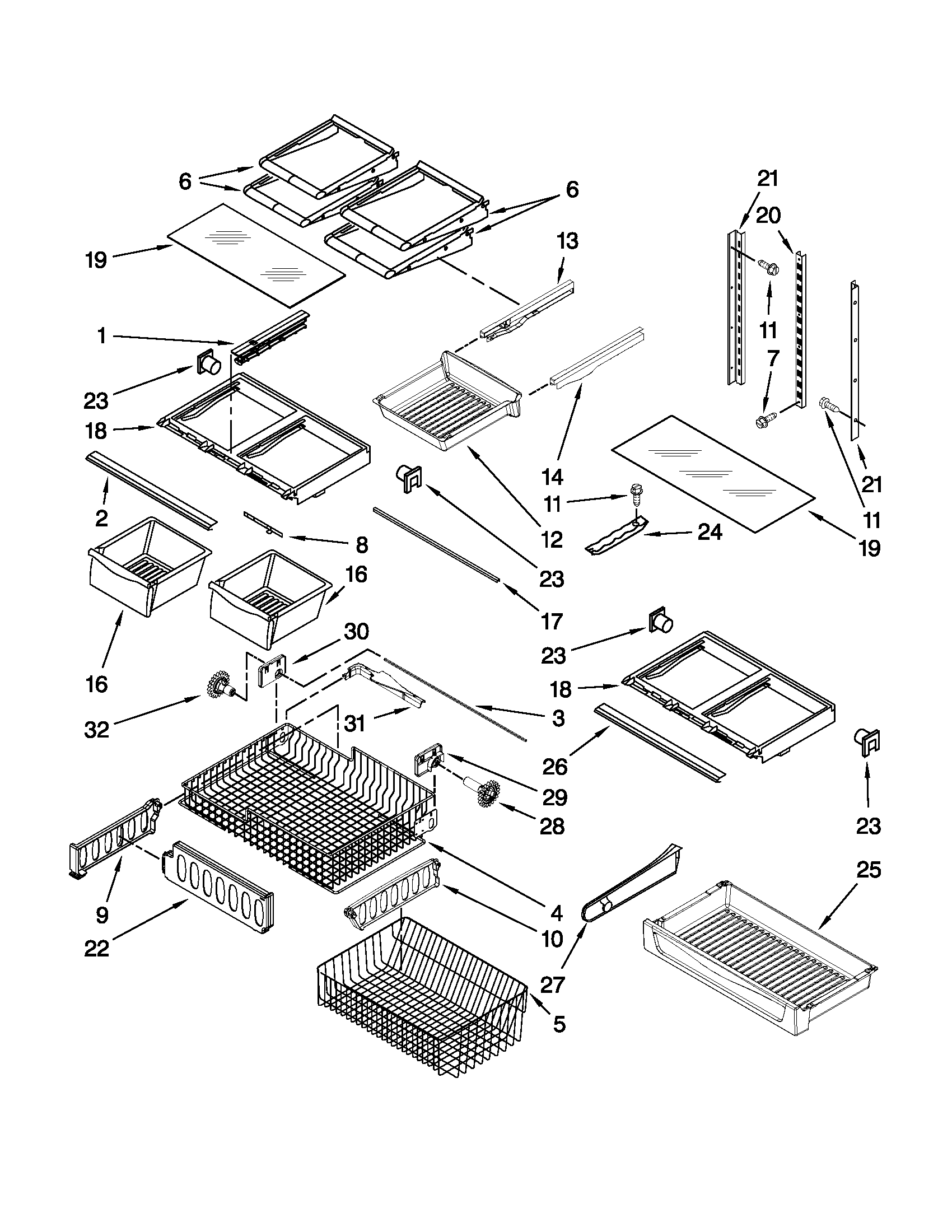 SHELF PARTS