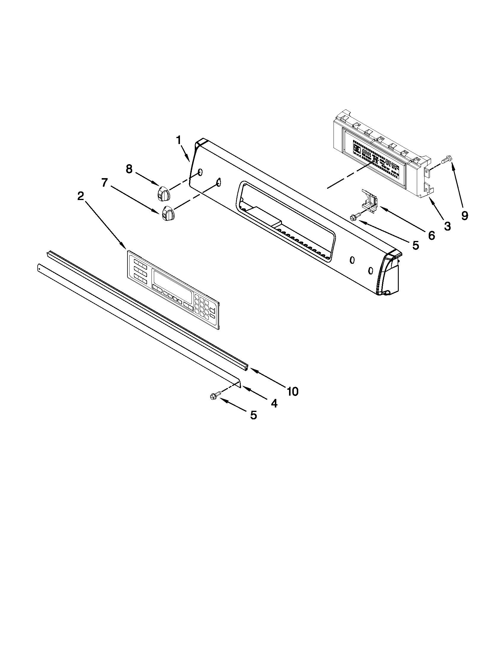Control panel parts