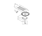 Whirlpool WMH1164XWS3 turntable parts diagram