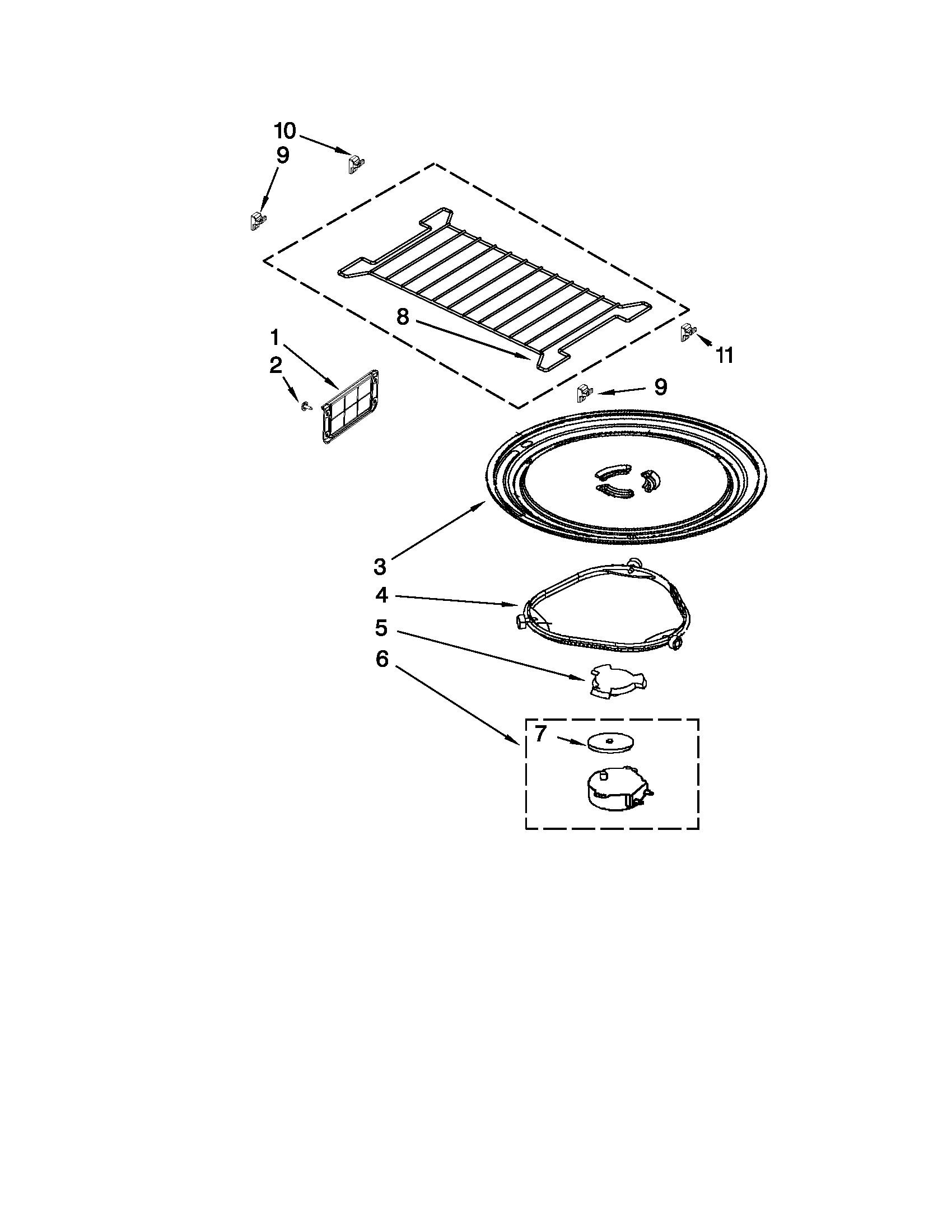 Turntable parts