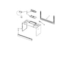 Whirlpool WMH1164XWS3 cabinet and installation parts diagram