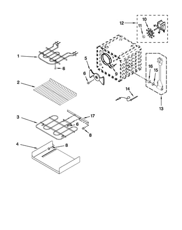 Internal oven parts