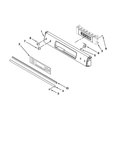 Control panel parts