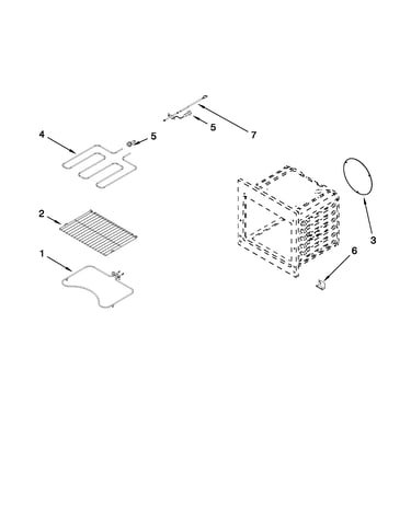 Internal oven parts