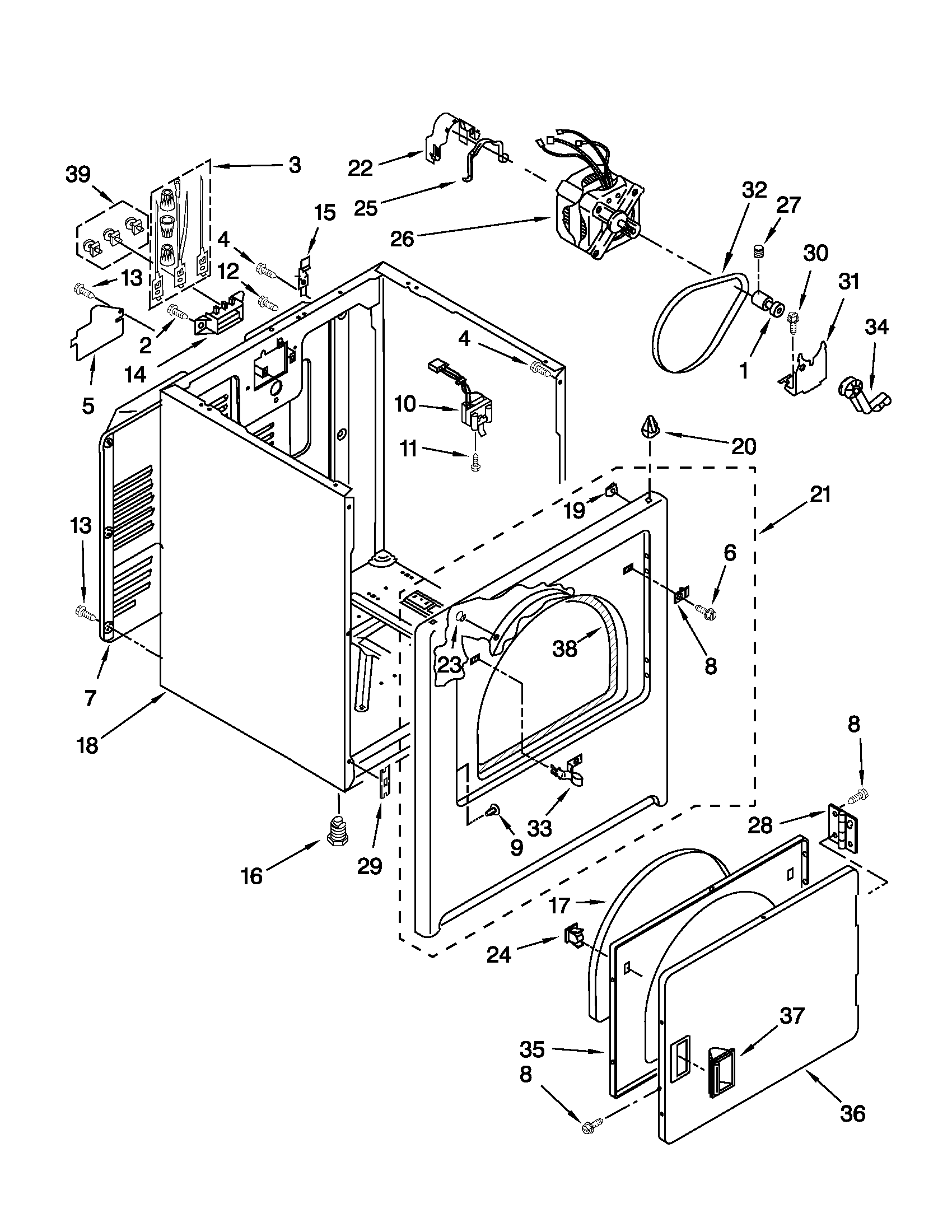 Cabinet parts