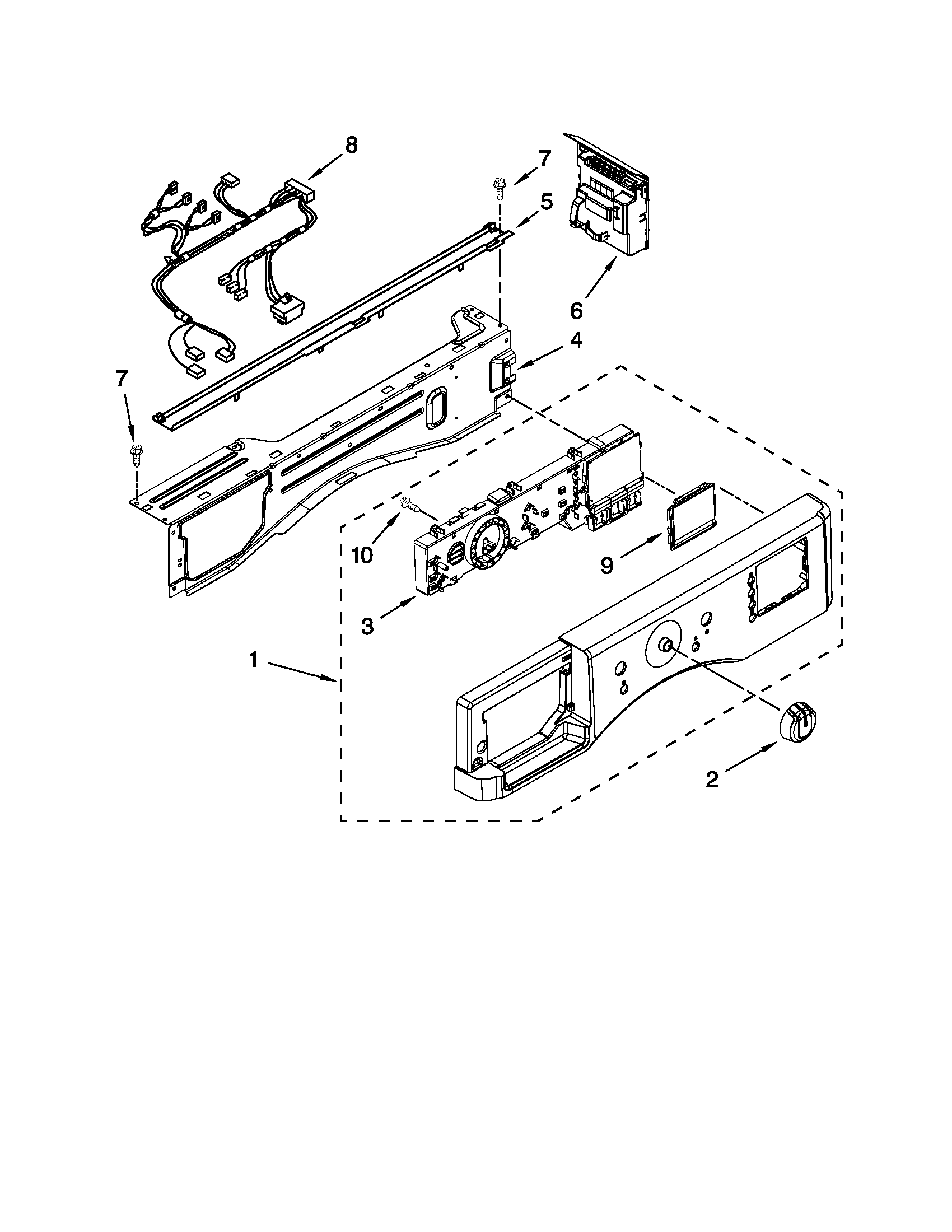 Control panel parts