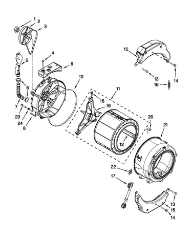 Tub and basket parts