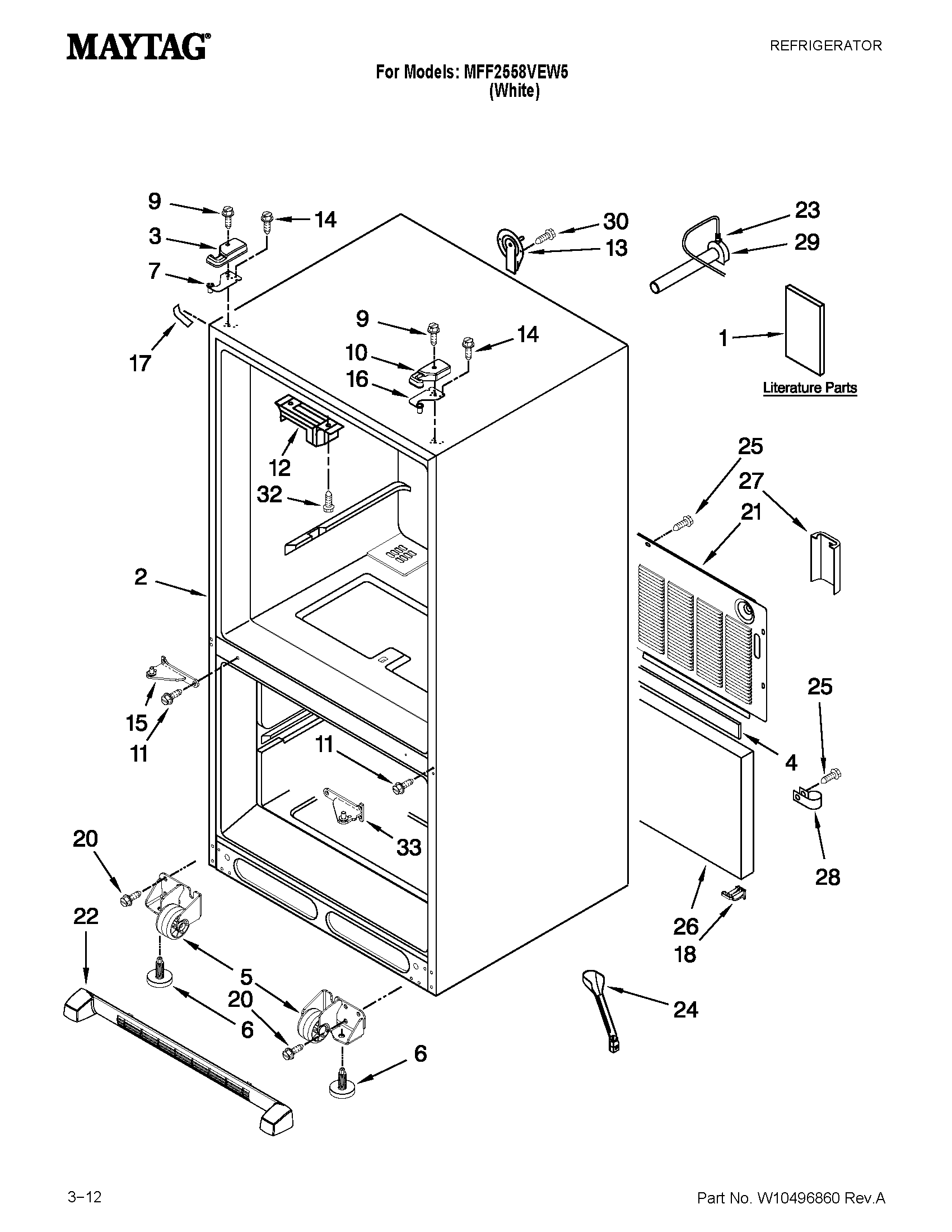 CABINET PARTS