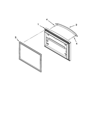 Freezer door parts