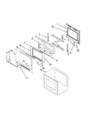 Oven door parts