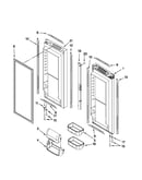 Refrigerator door parts