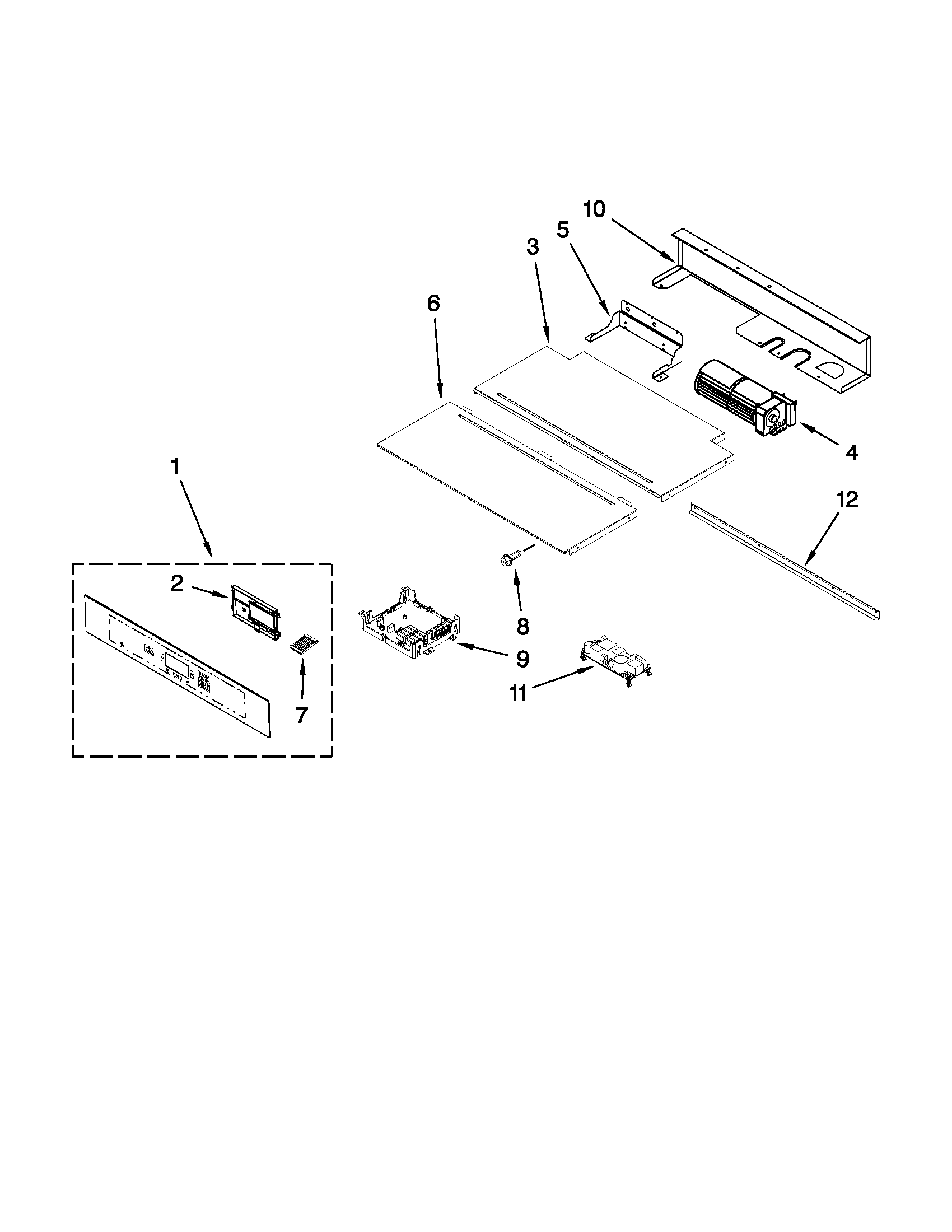 Control panel parts