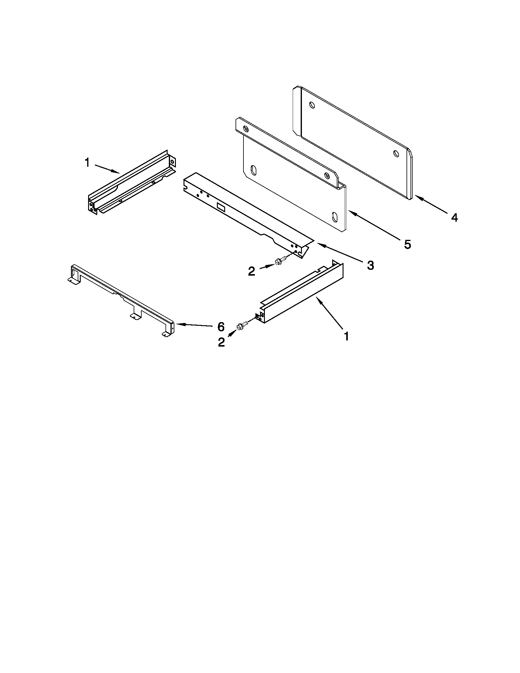 Microwave compartment parts