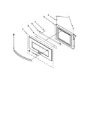 Microwave door parts