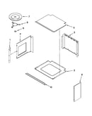 Top support and turntable parts