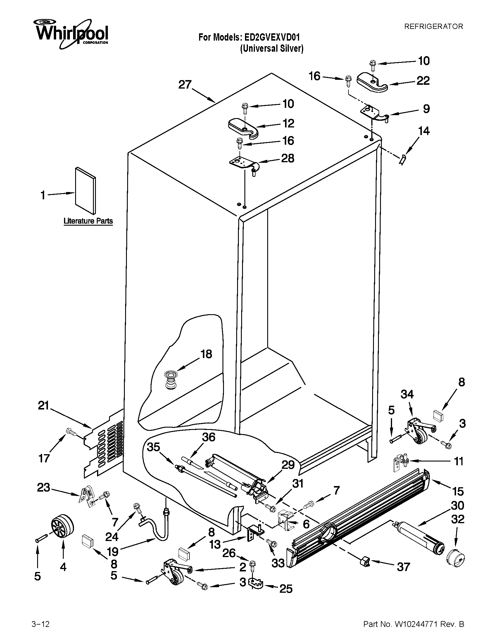 Cabinet parts