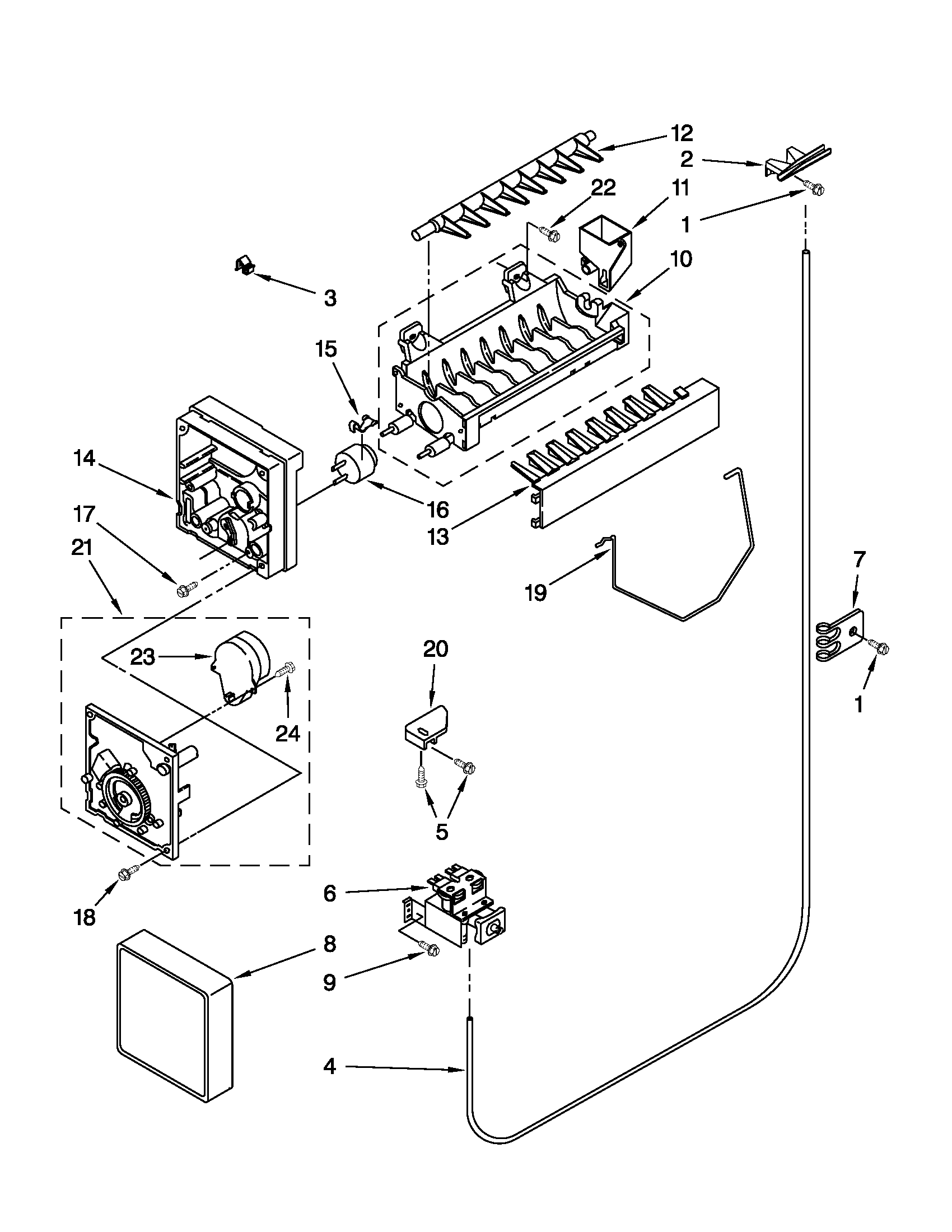 Icemaker parts
