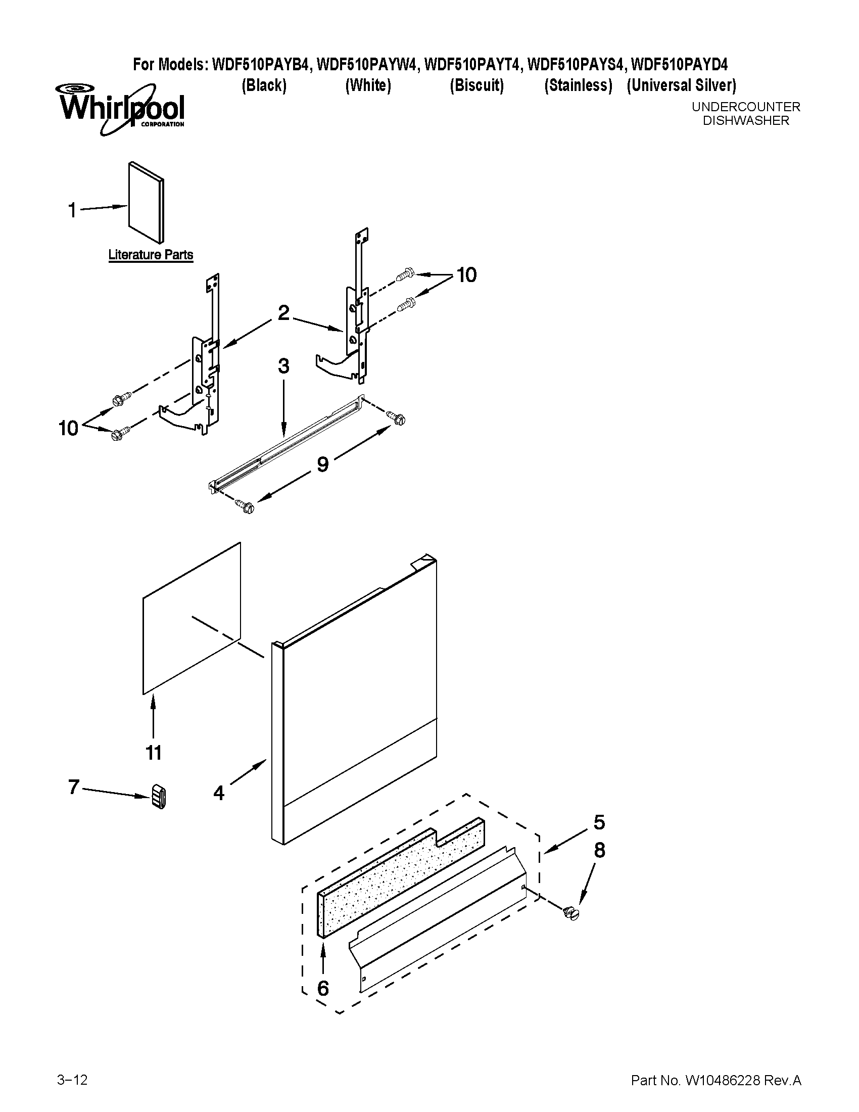 Door and panel parts