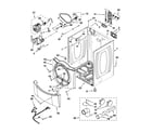 Whirlpool WED9550WL2 cabinet parts diagram