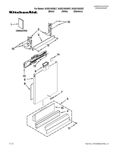 Door and panel parts