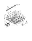 Upper rack and track parts