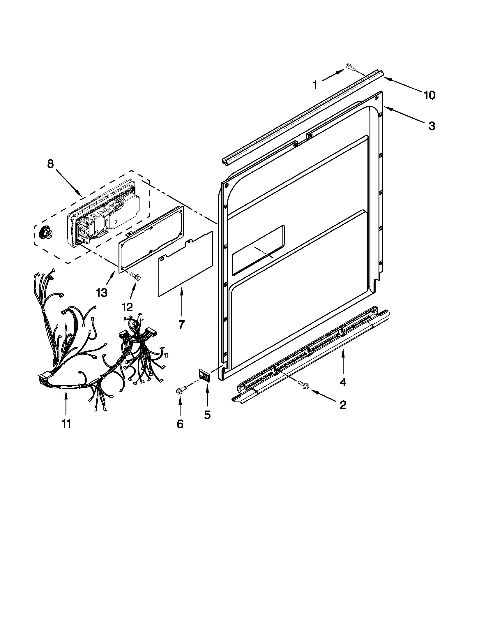 Inner door parts