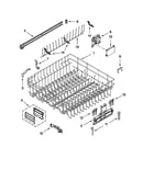Upper rack and track parts