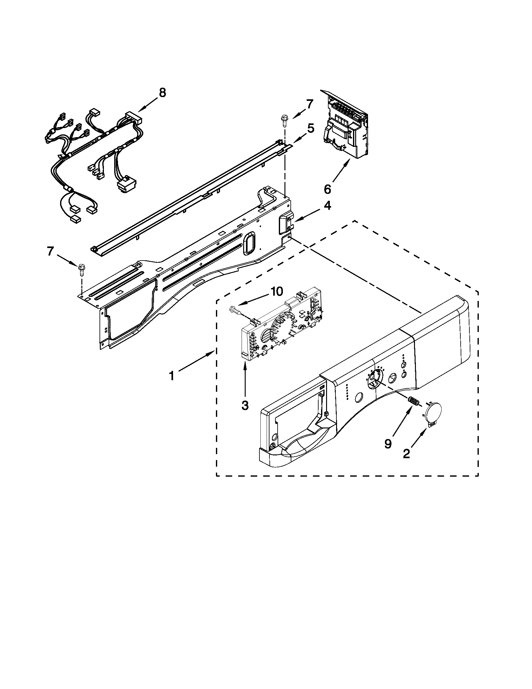 Control panel parts