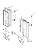 Refrigerator door parts