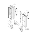 Whirlpool GX5FHTXVQ05 refrigerator door parts diagram