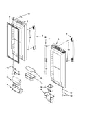 Refrigerator door parts