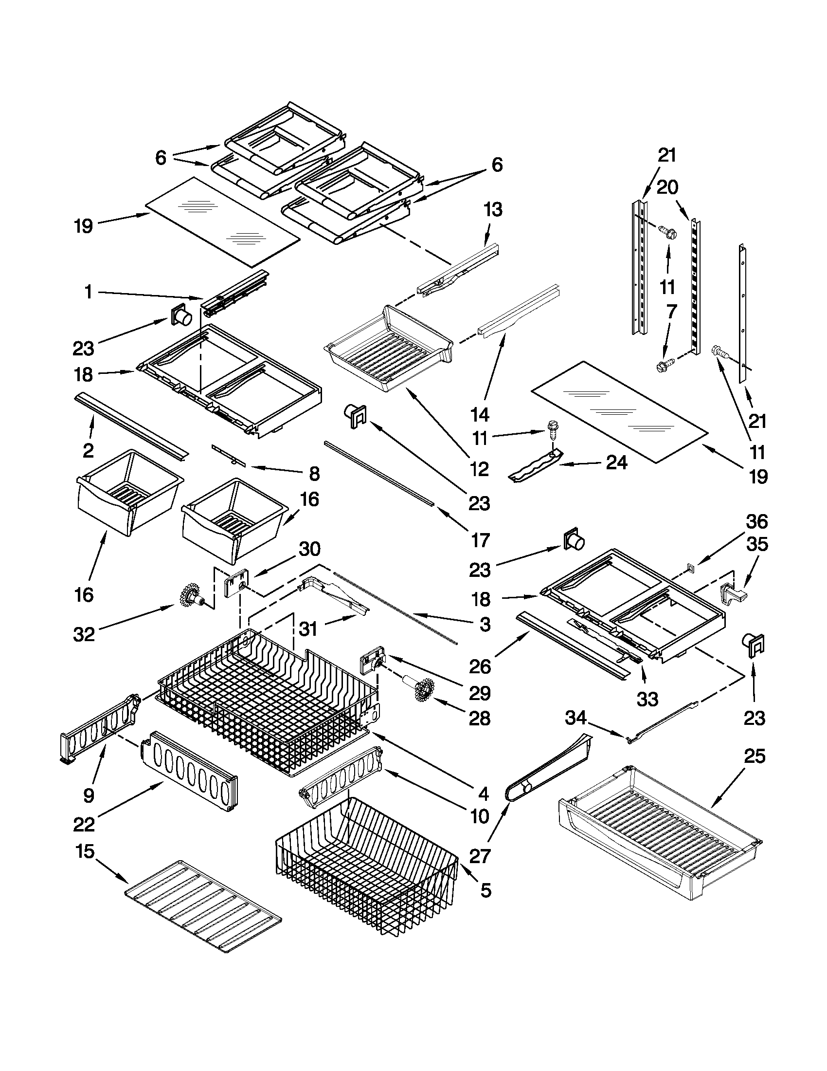 SHELF PARTS