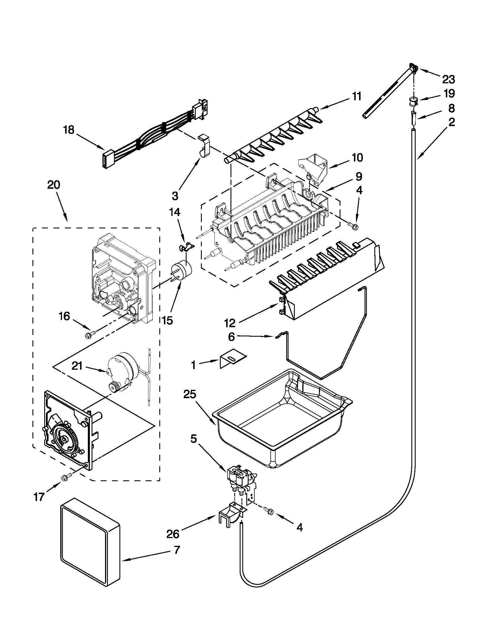 Icemaker parts