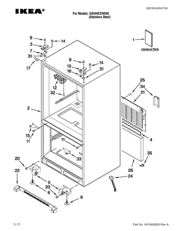 Cabinet parts