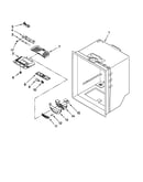 Refrigerator liner parts
