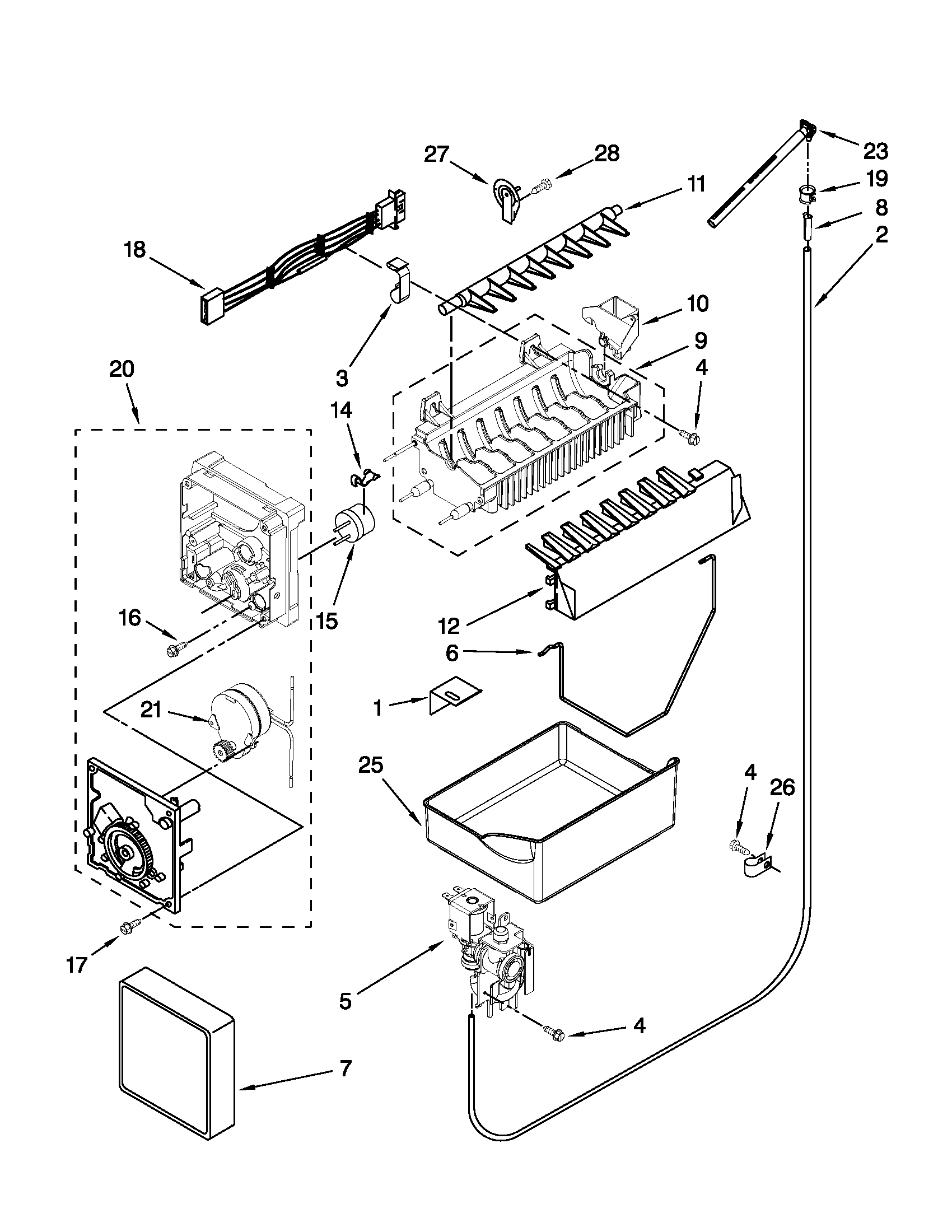 Icemaker parts