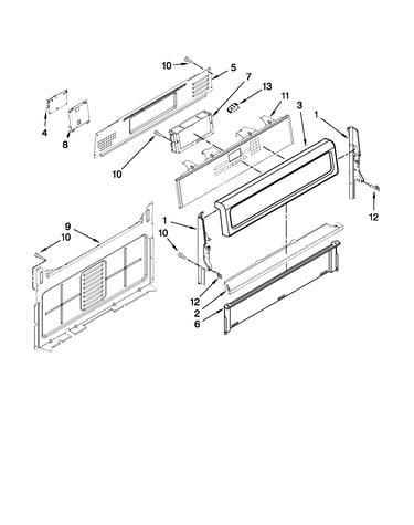 Control panel parts