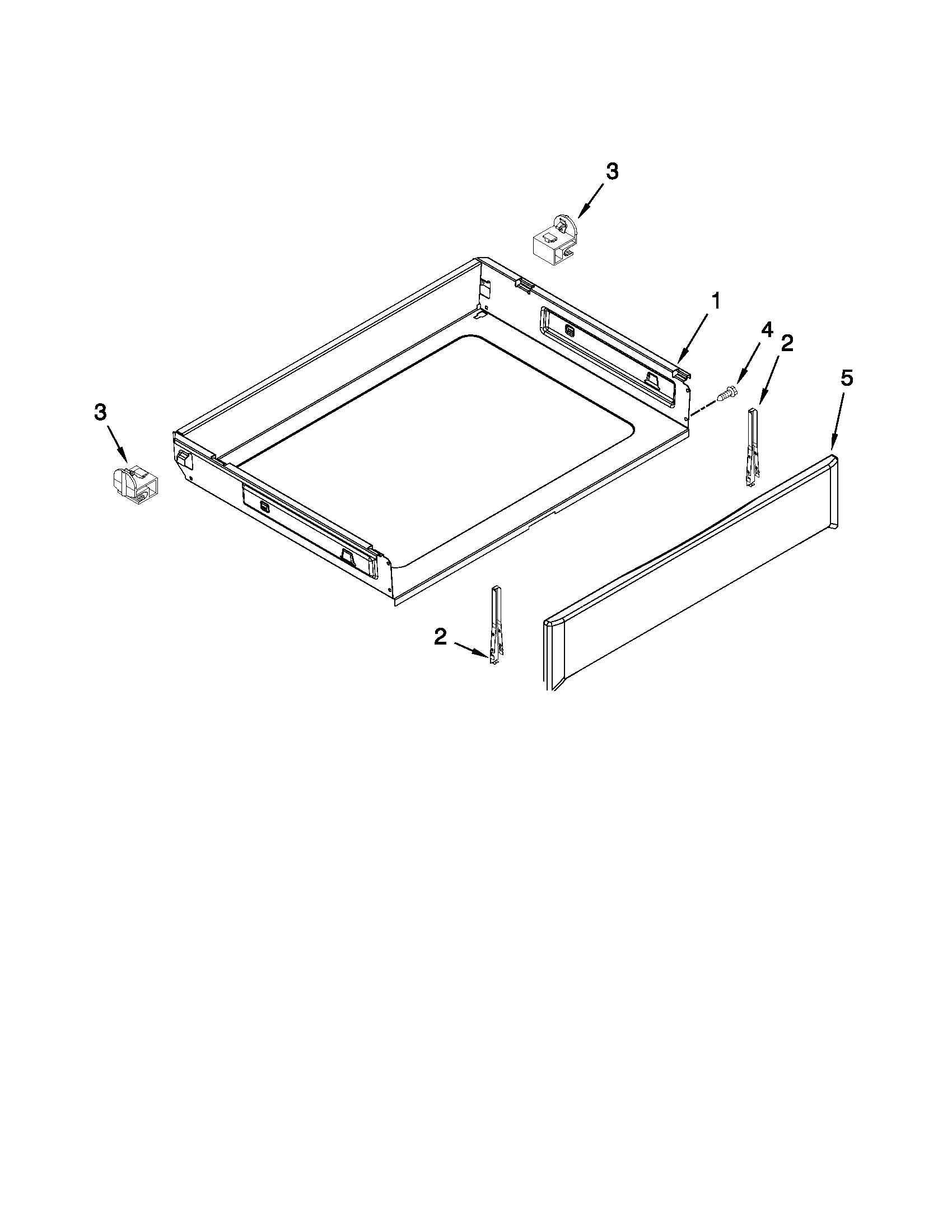 Drawer & broiler parts