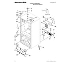 KitchenAid KFIS20XVMS10 cabinet parts diagram