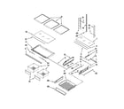 KitchenAid KFIS20XVMS10 shelf parts diagram