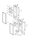 Refrigerator door parts