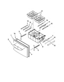 Freezer door parts
