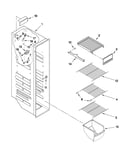 Freezer liner parts