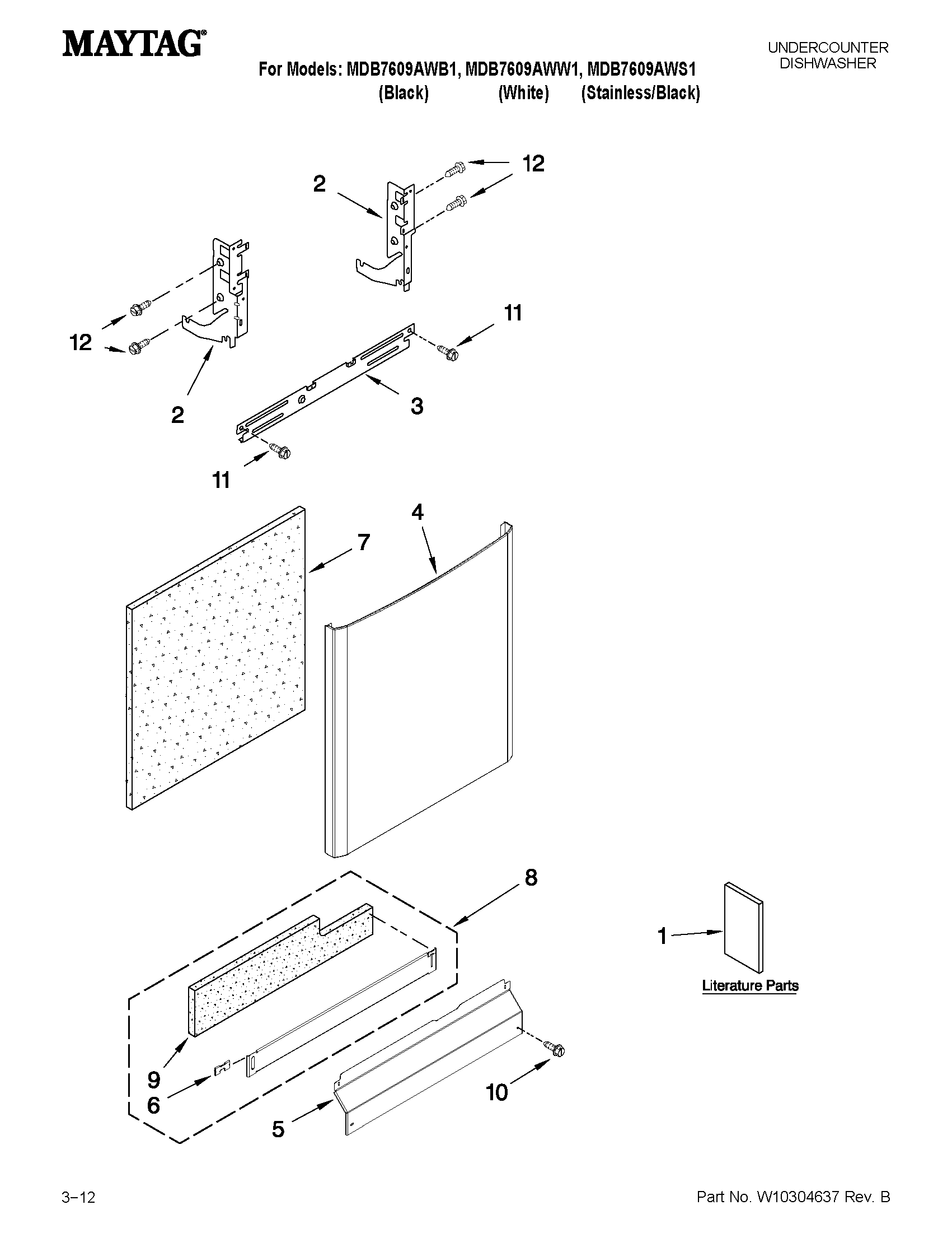 Door and panel parts