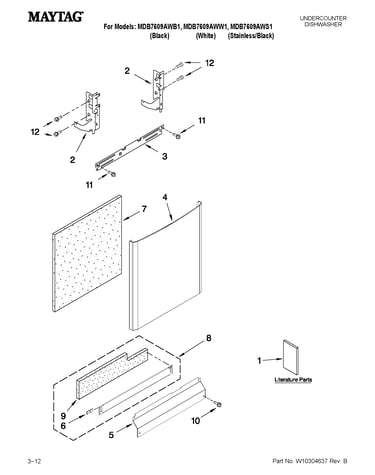 Door and panel parts