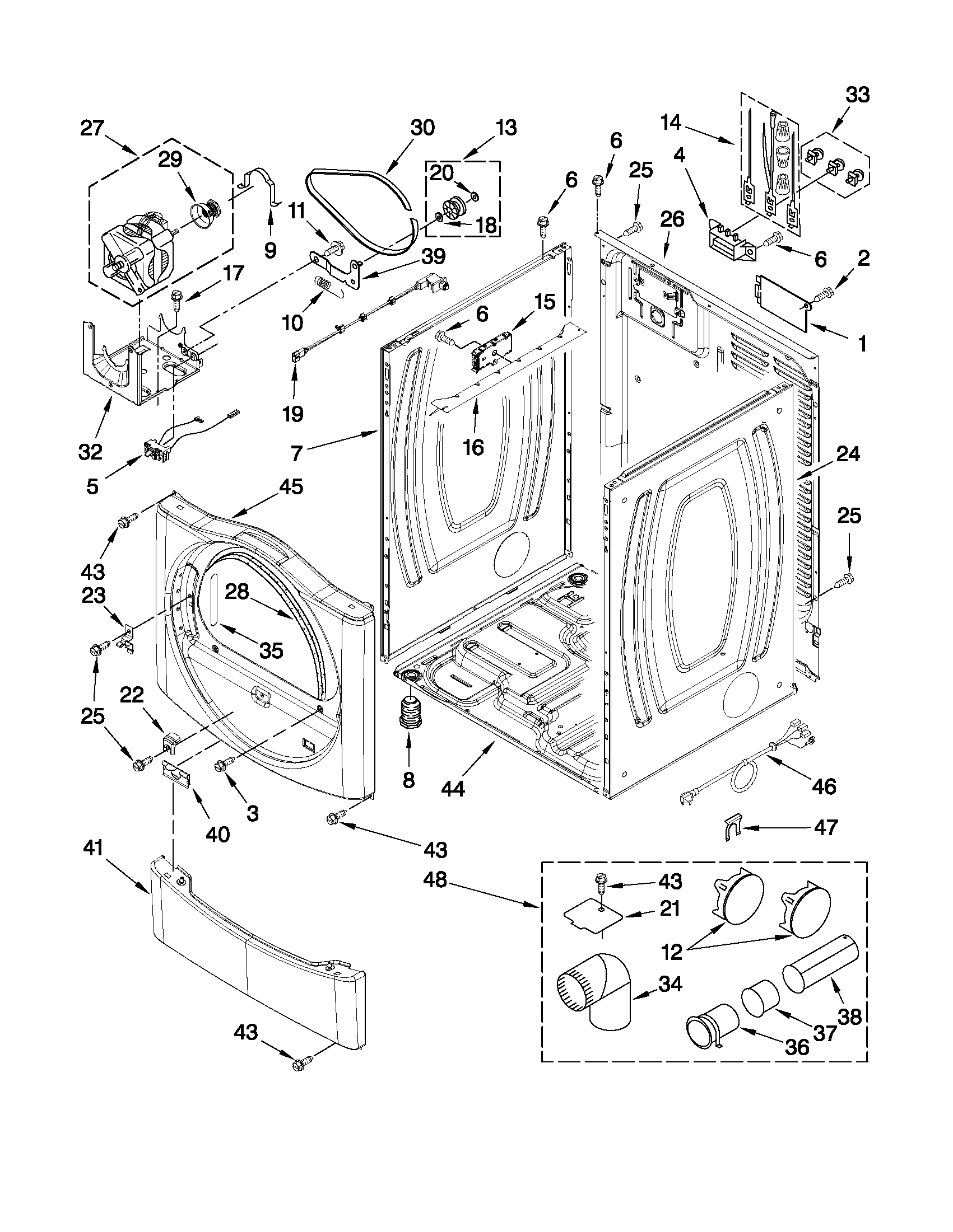 Cabinet parts