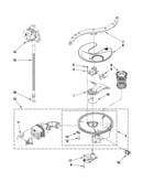 Pump, washarm and motor parts
